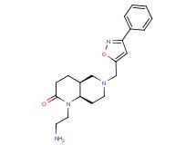 rel-(4aS,8aR)-1-(2-aminoethyl)-6-[(3-phenyl-5-isoxazolyl)methyl]octahydro-1,6-naphthyridin-2(1H)-one dihydrochloride