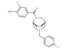 (1S*,5R*)-3-(4-fluorobenzyl)-6-(3-fluoro-4-methylbenzoyl)-3,6-diazabicyclo[3.2.2]nonane