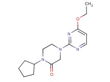 1-cyclopentyl-4-(4-ethoxypyrimidin-2-yl)piperazin-2-one
