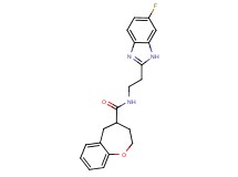N-[2-(6-fluoro-1H-benzimidazol-2-yl)ethyl]-2,3,4,5-tetrahydro-1-benzoxepine-4-carboxamide