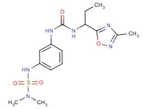 N-(3-{[(dimethylamino)sulfonyl]amino}phenyl)-N'-[1-(3-methyl-1,2,4-oxadiazol-5-yl)propyl]urea