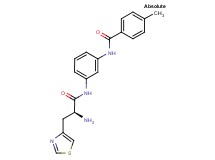 N-(3-{[(2S)-2-amino-3-(1,3-thiazol-4-yl)propanoyl]amino}phenyl)-4-methylbenzamide
