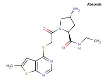 (4R)-4-amino-N-ethyl-1-{[(6-methylthieno[2,3-d]pyrimidin-4-yl)thio]acetyl}-L-prolinamide