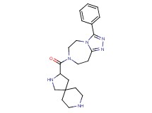 7-(2,8-diazaspiro[4.5]dec-3-ylcarbonyl)-3-phenyl-6,7,8,9-tetrahydro-5H-[1,2,4]triazolo[4,3-d][1,4]diazepine dihydrochloride