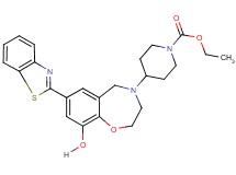 ethyl 4-[7-(1,3-benzothiazol-2-yl)-9-hydroxy-2,3-dihydro-1,4-benzoxazepin-4(5H)-yl]-1-piperidinecarboxylate