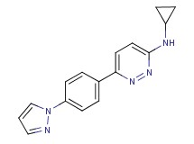 N-cyclopropyl-6-[4-(1H-pyrazol-1-yl)phenyl]pyridazin-3-amine