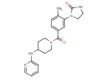 1-(2-methyl-5-{[4-(2-pyridinylamino)-1-piperidinyl]carbonyl}phenyl)-2-imidazolidinone