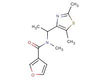 N-[1-(2,5-dimethyl-1,3-thiazol-4-yl)ethyl]-N-methyl-3-furamide
