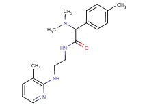 2-(dimethylamino)-2-(4-methylphenyl)-N-{2-[(3-methyl-2-pyridinyl)amino]ethyl}acetamide