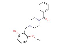2-[(4-benzoylpiperazin-1-yl)methyl]-3-methoxyphenol