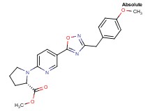 methyl 1-{5-[3-(4-methoxybenzyl)-1,2,4-oxadiazol-5-yl]-2-pyridinyl}-L-prolinate