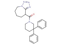 9-[(3,3-diphenylpiperidin-1-yl)carbonyl]-6,7,8,9-tetrahydro-5H-tetrazolo[1,5-a]azepine