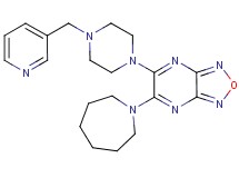 5-(1-azepanyl)-6-[4-(3-pyridinylmethyl)-1-piperazinyl][1,2,5]oxadiazolo[3,4-b]pyrazine