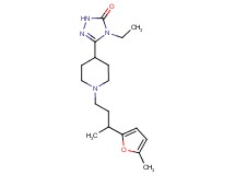 4-ethyl-5-{1-[3-(5-methyl-2-furyl)butyl]piperidin-4-yl}-2,4-dihydro-3H-1,2,4-triazol-3-one