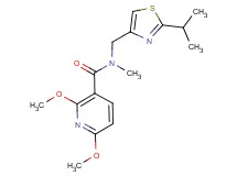N-[(2-isopropyl-1,3-thiazol-4-yl)methyl]-2,6-dimethoxy-N-methylnicotinamide