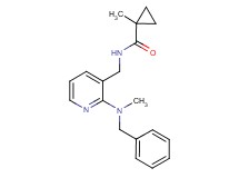 N-({2-[benzyl(methyl)amino]pyridin-3-yl}methyl)-1-methylcyclopropanecarboxamide