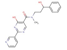 4-hydroxy-N-(3-hydroxy-3-phenylpropyl)-N-methyl-2-pyridin-3-ylpyrimidine-5-carboxamide
