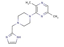 3-[4-(1H-imidazol-2-ylmethyl)piperazin-1-yl]-2,5-dimethylpyrazine