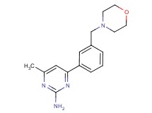 4-methyl-6-[3-(morpholin-4-ylmethyl)phenyl]pyrimidin-2-amine