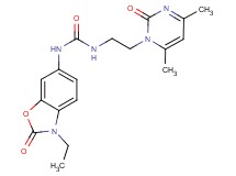 N-[2-(4,6-dimethyl-2-oxopyrimidin-1(2H)-yl)ethyl]-N'-(3-ethyl-2-oxo-2,3-dihydro-1,3-benzoxazol-6-yl)urea