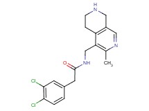 2-(3,4-dichlorophenyl)-N-[(3-methyl-5,6,7,8-tetrahydro-2,7-naphthyridin-4-yl)methyl]acetamide dihydrochloride