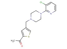 1-(4-{[4-(3-chloropyridin-2-yl)piperazin-1-yl]methyl}-2-thienyl)ethanone