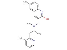 6-methyl-3-({methyl[1-methyl-2-(3-methyl-2-pyridinyl)ethyl]amino}methyl)-2-quinolinol