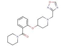 1-(1,2,4-oxadiazol-3-ylmethyl)-4-[2-(piperidin-1-ylcarbonyl)phenoxy]piperidine
