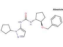 N-[(1R,2R)-2-(benzyloxy)cyclopentyl]-N'-(1-cyclopentyl-1H-pyrazol-5-yl)urea