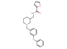 N-{[1-(3-phenoxybenzyl)-3-piperidinyl]methyl}-2-furamide