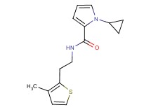 1-cyclopropyl-N-[2-(3-methyl-2-thienyl)ethyl]-1H-pyrrole-2-carboxamide