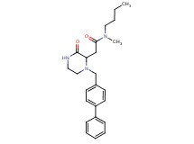 2-[1-(4-biphenylylmethyl)-3-oxo-2-piperazinyl]-N-butyl-N-methylacetamide