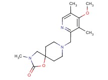 8-[(4-methoxy-3,5-dimethylpyridin-2-yl)methyl]-3-methyl-1-oxa-3,8-diazaspiro[4.5]decan-2-one