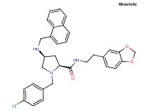 (4S)-N-[2-(1,3-benzodioxol-5-yl)ethyl]-1-(4-chlorobenzyl)-4-[(1-naphthylmethyl)amino]-L-prolinamide