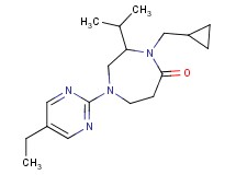 4-(cyclopropylmethyl)-1-(5-ethylpyrimidin-2-yl)-3-isopropyl-1,4-diazepan-5-one