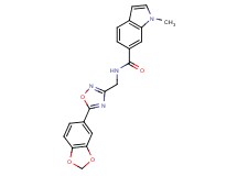 N-{[5-(1,3-benzodioxol-5-yl)-1,2,4-oxadiazol-3-yl]methyl}-1-methyl-1H-indole-6-carboxamide