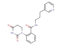 2-(2,4-dioxotetrahydropyrimidin-1(2H)-yl)-N-(3-pyridin-3-ylpropyl)benzamide