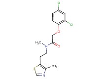 2-(2,4-dichlorophenoxy)-N-methyl-N-[2-(4-methyl-1,3-thiazol-5-yl)ethyl]acetamide