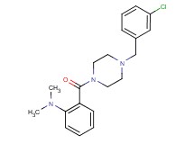 (2-{[4-(3-chlorobenzyl)-1-piperazinyl]carbonyl}phenyl)dimethylamine
