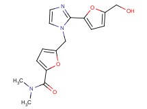 5-({2-[5-(hydroxymethyl)-2-furyl]-1H-imidazol-1-yl}methyl)-N,N-dimethyl-2-furamide