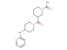 3-{[4-(2-pyridinylamino)-1-piperidinyl]carbonyl}-1-piperidinecarboxamide