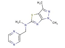 N,1,3-trimethyl-N-(pyrazin-2-ylmethyl)-1H-pyrazolo[3,4-d][1,3]thiazol-5-amine