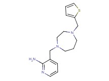3-{[4-(2-thienylmethyl)-1,4-diazepan-1-yl]methyl}-2-pyridinamine