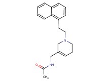 N-({1-[2-(1-naphthyl)ethyl]-1,2,5,6-tetrahydropyridin-3-yl}methyl)acetamide