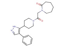 1-{2-oxo-2-[4-(4-phenyl-1H-pyrazol-5-yl)piperidin-1-yl]ethyl}azepan-2-one