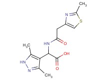 (3,5-dimethyl-1H-pyrazol-4-yl){[(2-methyl-1,3-thiazol-4-yl)acetyl]amino}acetic acid