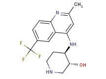 rel-(3R,4R)-4-{[2-methyl-6-(trifluoromethyl)-4-quinolinyl]amino}-3-piperidinol dihydrochloride