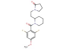 1-{2-[1-(2,6-difluoro-4-methoxybenzoyl)-2-piperidinyl]ethyl}-2-pyrrolidinone