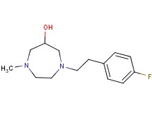 1-[2-(4-fluorophenyl)ethyl]-4-methyl-1,4-diazepan-6-ol