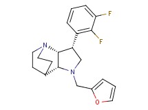 (3R*,3aR*,7aR*)-3-(2,3-difluorophenyl)-1-(2-furylmethyl)octahydro-4,7-ethanopyrrolo[3,2-b]pyridine